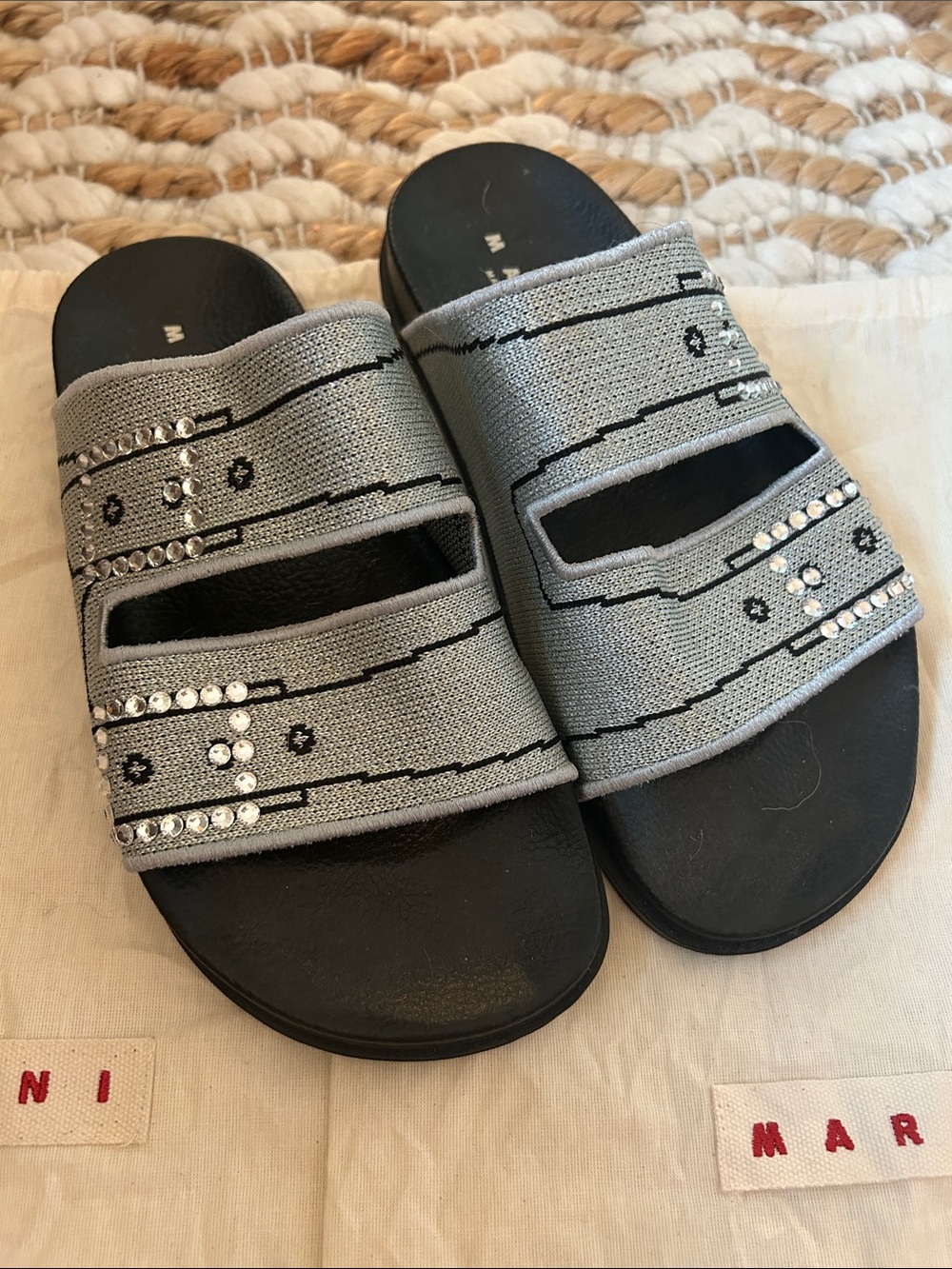 Marni Embellished Sandals Sz 37